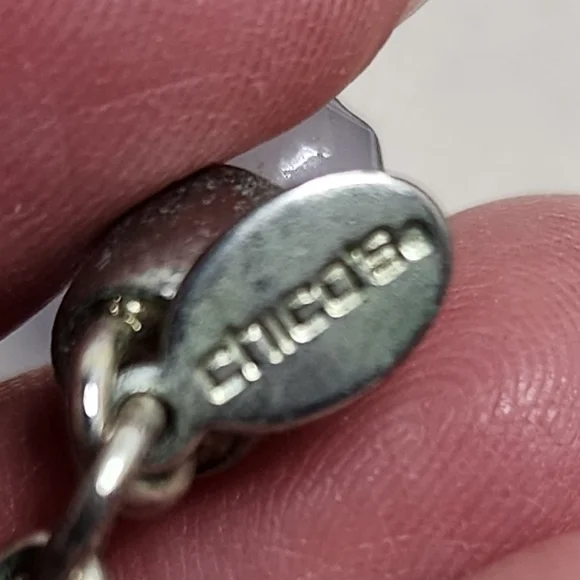 Vintage ‘90s CHICO‘s extra long blue beaded necklace with faceted stone accents - Picture 7 of 12